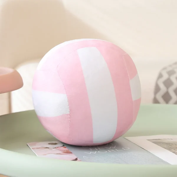 coussin rond 3D volleyball ball