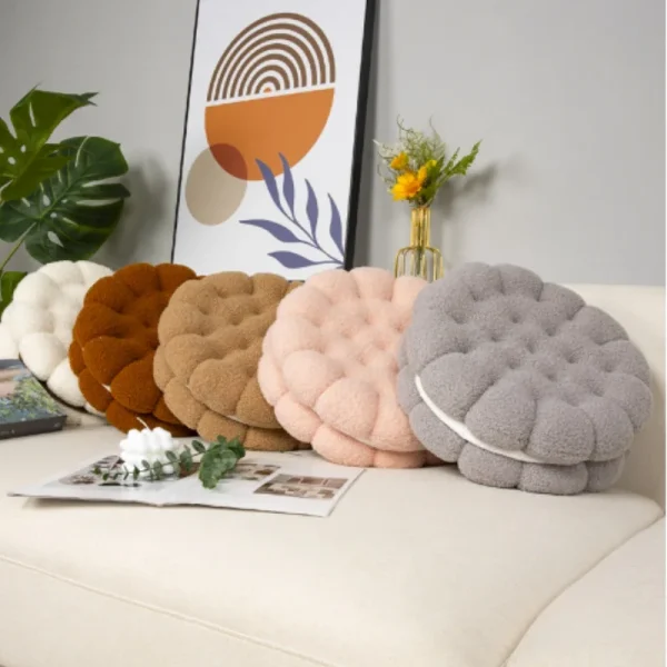 Coussin 3D Forme Cookie
