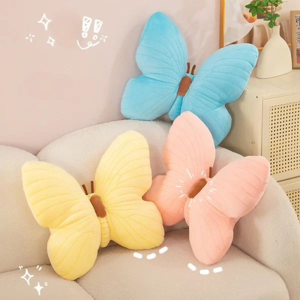 Coussin 3D Forme Papillon