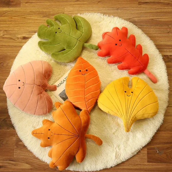 Coussin 3D design feuille