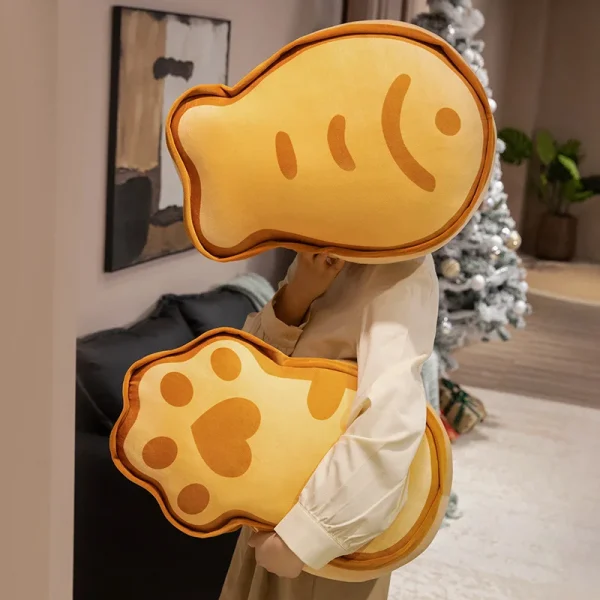 coussin poisson chat kawaii