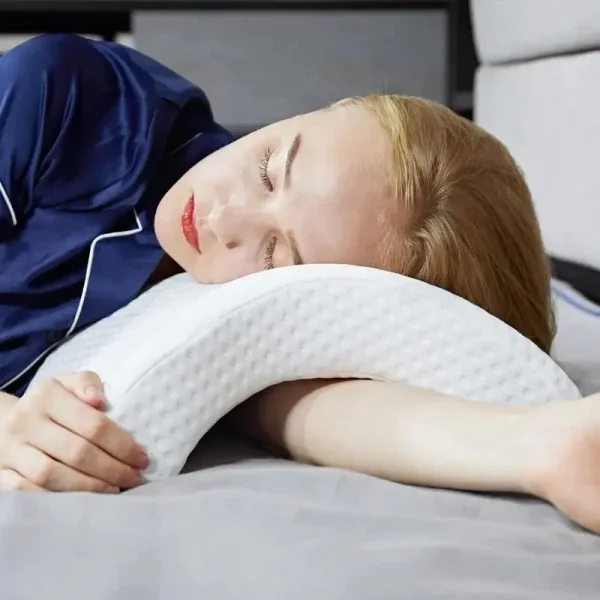 coussin ergonomique incurvé en u
