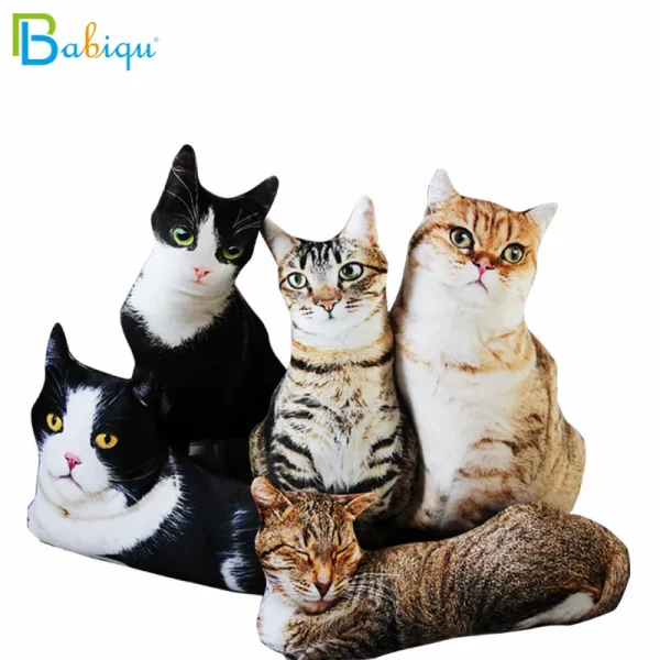 Coussin 3D Chat en décoration