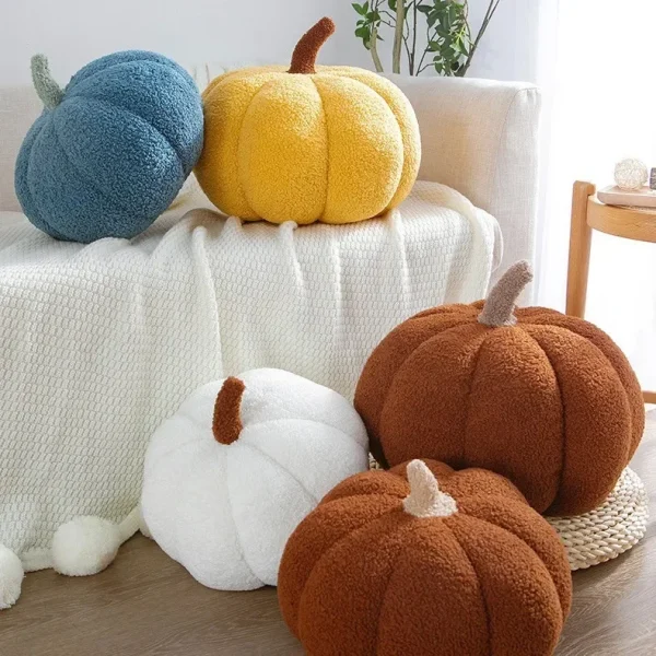 Coussin Citrouille Style Nordique