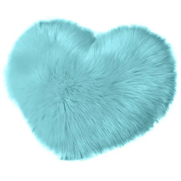 Coussin Coeur Bleu