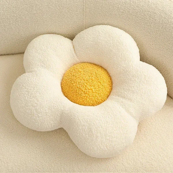 coussin fleur style nordique